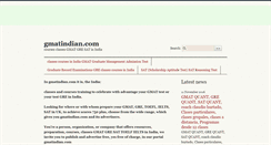 Desktop Screenshot of gmatindian.com